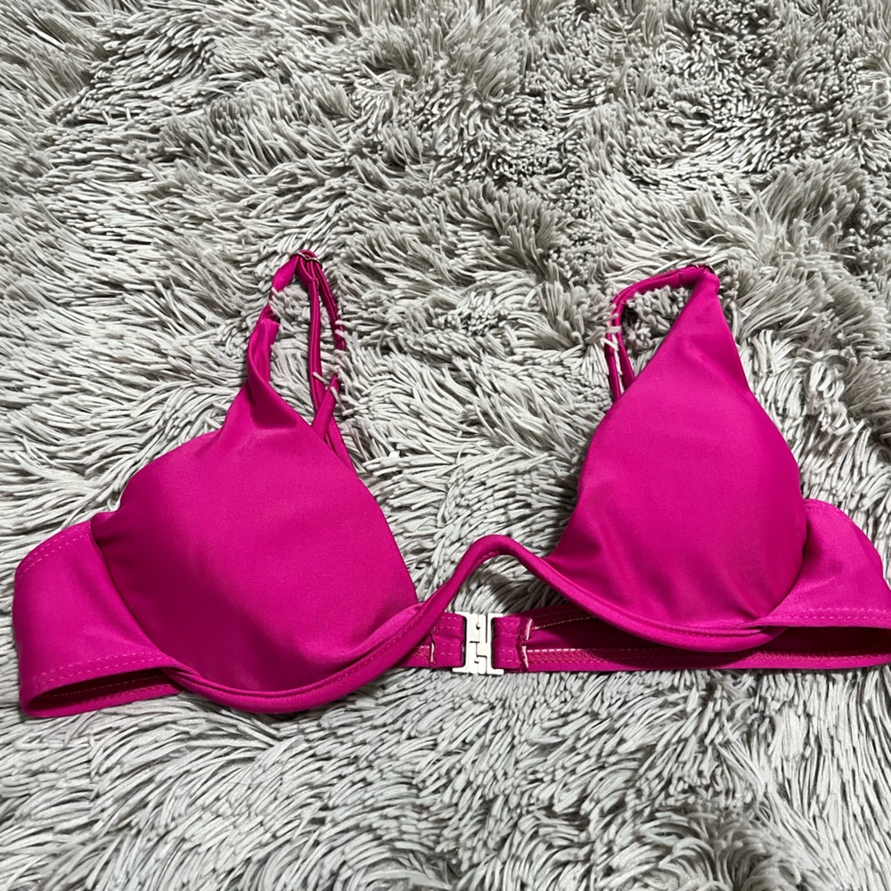 SHEIN Pink Bikini Top